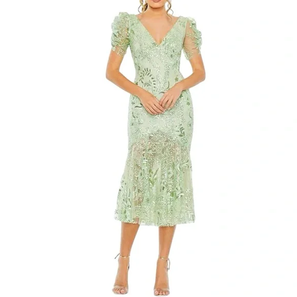 slim fit dress slacks Mac Duggal 5716 Dress
